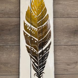 Feather Painting (Wood Pallets)